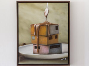 metas surrealismo pintura em Óleo sobre tela 33x60cm emoldurado (cópia)