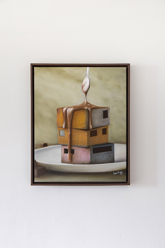 metas surrealismo pintura em Óleo sobre tela 33x60cm emoldurado (cópia)