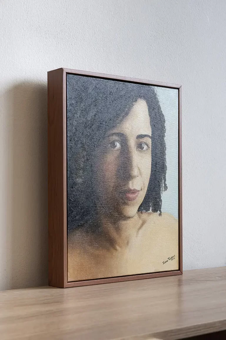pintura retrato oleo sobre tela quadros a partir de fotos 3 1