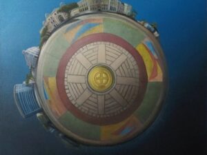 rec planet surreal Óleo sobre tela 75x75cm