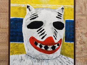 quem não dá é pirangueiro acrílica sobre tela 70x60cm