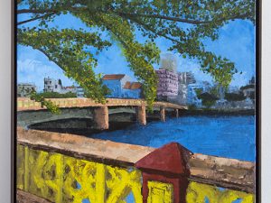 oásis rua da aurora pintura contemporânea 70x60cm