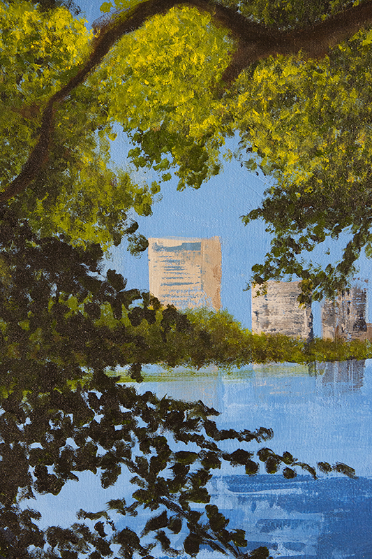 oásis rua da aurora pintura contemporânea 70x60cm