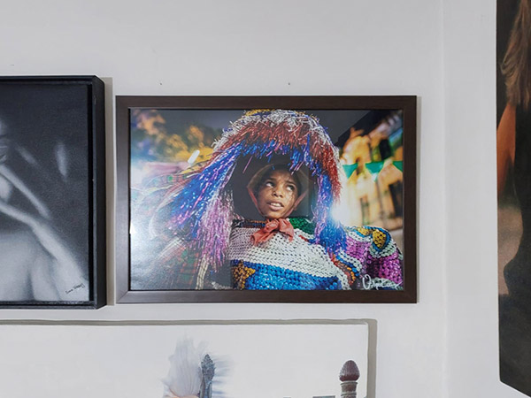 fotografia de um caboclo de lança feita por filipe ramos, presente recebido por ivan torres