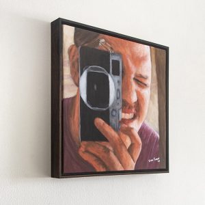 retrato de filipe ramos em acrílica sobre tela 02 ivan torres