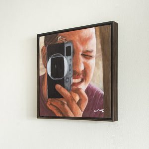 retrato de filipe ramos em acrílica sobre tela 03 ivan torres