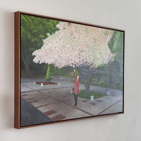 pintura de retrato em oleo sobre tela de foto no japao 02