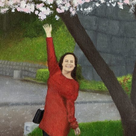 pintura de retrato em oleo sobre tela de foto no japao 04